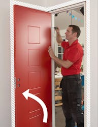 Ljudisolera dörr: Ljudtät dörr och karm Ljudisolera dörr: Ljudtät dörr och karm